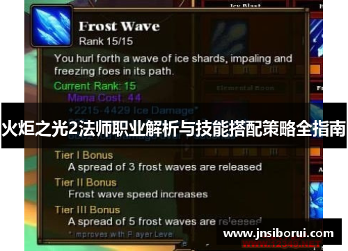 火炬之光2法师职业解析与技能搭配策略全指南 火炬之光2法师职业解析与技能搭配策略全指南